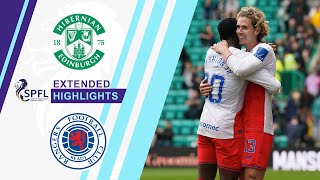 Hibernian vs Rangers Extended Highlights  SPFL  CBS Sports Golazo  Europe [upl. by Adidnere887]