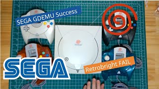 Sega Dreamcast GDEMU Success and RetroBright Fail [upl. by Etirugram]