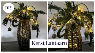 KERST LANTAARN 🎄✨ Cursus Bloemschikken 254  Carlein Tukkers Kerstbloemstuk 3 [upl. by Yenahpets296]