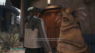 Star Wars Jedi Survivor Gameplay quotBisschen labernquot [upl. by Haidej]