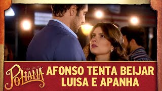 As Aventuras de Poliana  Afonso tenta beijar Luisa e apanha de Marcelo [upl. by Nnire]