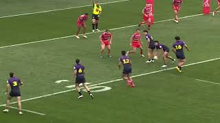 DEONTAE PERESE 2024 Jersey Flegg Cup Highlights 188cm  93KGs AGE 21  HALFUTILITY [upl. by Ylreveb]