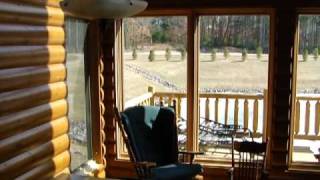 Glacier Point on Castle Rock Lake Log Home For Sale  Wisconsin Dells Area [upl. by Regen]