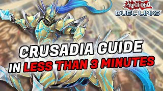 QUICK GUIDE TO CRUSADIA duel links [upl. by Anawait]