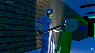 Baldi stabs granny futuristichub [upl. by Derdlim]