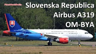 NEW Slovak Government Airbus A319CJ OMBYA landing in Berlin [upl. by Butler]