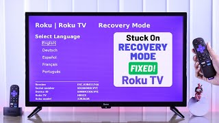 How to Fix Roku TV Stuck in Recovery Mode [upl. by Glenden]