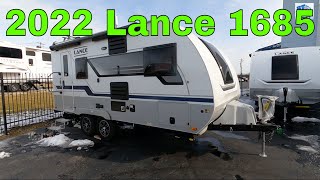 2022 Lance 1685 Travel Trailer Walk Through [upl. by Radnaxela650]