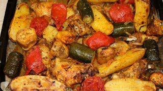 REPAS AUX POULETS ET LÉGUMES RAPIDE CUISINERAPIDE [upl. by Thomasin]