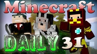 Minecraft Daily  Ft SlyFox and Kevin  Navis new friend [upl. by Sumedocin21]