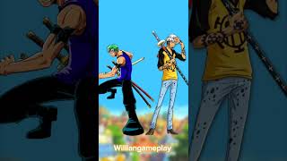 Zoro vs law julianalira8045 whoisstrongest edit shorts [upl. by Casmey]