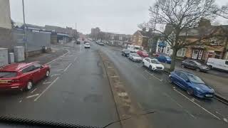 On Board Coastliner Bus Scarborough Peasholm to Scarborough Rail Station [upl. by Napoleon129]