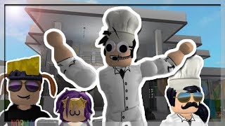 OPENING OUR BLOXBURG RESTAURANT AND CREEPING Roblox Roleplay [upl. by Kanal]