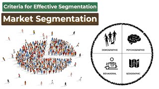 Type Market Segmentation 5 Criteria for Effective Segmentation [upl. by Landsman371]