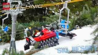 LEGO SKI RESORT  Technic SnowGroomer PowerFunctions [upl. by Nivets]