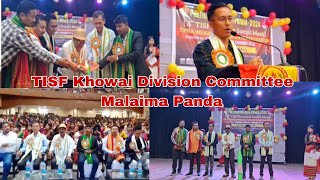 TISF Khowai Division Committee Malaima Panda Kok Narwk Kha Bg Em Suhel Debbarma [upl. by Monroy]