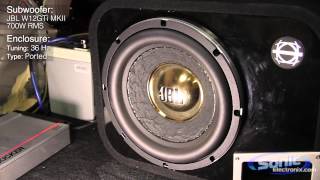 JBL W12GTi MKII 12quot Subwoofer Demo  W12GTi Bass Test [upl. by Rizan688]