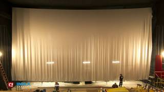 IMAX Screen Installation Timelapse at Celebration Cinema Crossroads [upl. by Lishe]