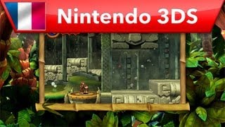 Donkey Kong Country Returns 3D  Bandeannonce gameplay Nintendo 3DS [upl. by Tfat]