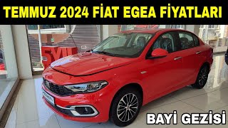 FİAT EGEA SEDAN FİYAT LİSTESİ  TEMMUZ 2024 FİAT EGEA FİYATLARI  fiategea egeasedan [upl. by Edana]