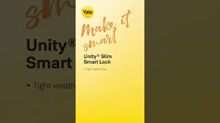 Yale Unity® Slim Smart Lock AutoUnlock Magic [upl. by Sucul]