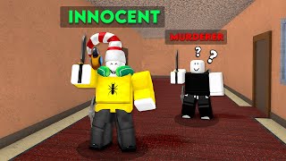 I Had a KNIFE while INNOCENT Roblox Murder Mystery 2 [upl. by Harod914]