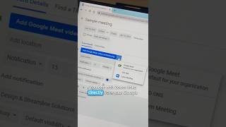 Book Zoom Meetings from Google Calendar [upl. by Lichter]