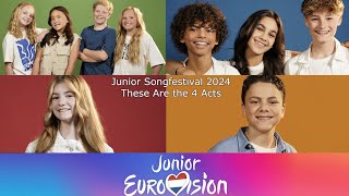 The 4 Acts  Junior Songfestival 2024 [upl. by Thompson134]