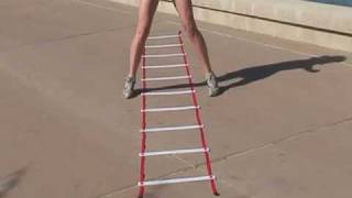 WORKOUTZCOM  Agility Ladder Drills  Jump 2 In 2 Out [upl. by Lytton]