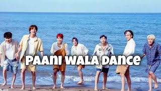 BTS  Paani wala dance  FMV   2K special 🎉 💜💜 [upl. by Nodnahs198]