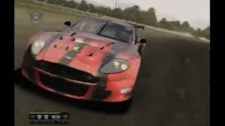 Race Driver Grid Xbox 360  24 hours of Le Mans on Aston Martin DBR9 part 2 [upl. by Trilby25]