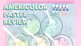 Americolor pastel color gel pastes [upl. by Rist484]