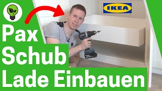 IKEA Pax Schublade Einbauen ✅ TOP ANLEITUNG Wie Komplement Schubladen für Pax Schrank Montieren [upl. by Limoli]