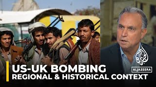 Decoding USUK bombing in Yemen Unraveling regional and historical context by Bishara [upl. by Shandeigh]