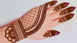 Easy Arabic Mehndi Design Tricks 2024  Back Hand Mehandi Design  Stylish Mehandi Design  Mehndi [upl. by Anirak]