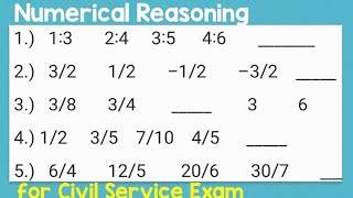 Number Series for Civil Service Exam  lumabas [upl. by Neillij]