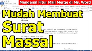 Tips Cara Menggunakan Mail Merge di Microsoft Word [upl. by Klehm]