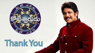 Meelo Evaru Koteeswarudu  Thank You  Akkineni Nagarjuna [upl. by Leagiba]