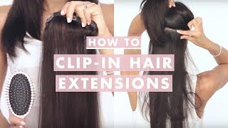 How to Clip In Luxy Hair Extensions [upl. by Encrata]