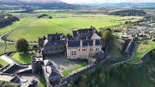 Stirling Castle from the air [upl. by Titos]