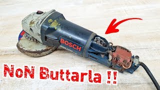 Vuoi sapere come si ripara una smerigliatrice angolare REPAIR Angle grinder [upl. by Anaeda]