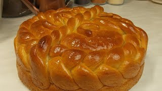 Slavski kolač za početnike posno Br4  Ritual Bread No 4 vegan [upl. by Lewert]