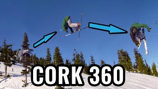 How To Cork 360 On Skis [upl. by Maurita861]