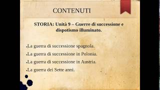 Storia  Guerre di successione e dispotismo illuminato  parte 01 [upl. by Suisyola]