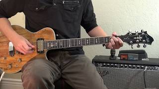 Hagstrom Ultra Swede Spalted Maple Guitar Demo [upl. by Elletnuahs982]