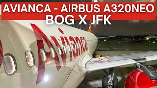 TRIP REPORT  Avianca Airlines  Airbus A320neo  Bogotá BOG to New York  Kennedy JFK  Economy [upl. by Remot]