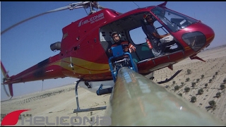 ONEE 2013 Lavage isolateurs helicoptere Maroc [upl. by Arerrac]