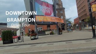 Downtown Brampton Ontario Canada travel [upl. by Savory]