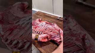 Brystet fra dådyr udbening  breast from fallow deer deboning🍀🦌 [upl. by Clifton]