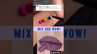 From Basic to WOW  Lipstick Color Reveal  colourmixing lipstickhacks shortsfeed [upl. by Pfeffer284]